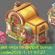 slot ninja no deposit bonus codes