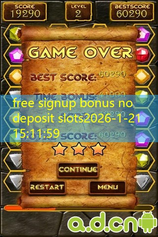 free signup bonus no deposit slots